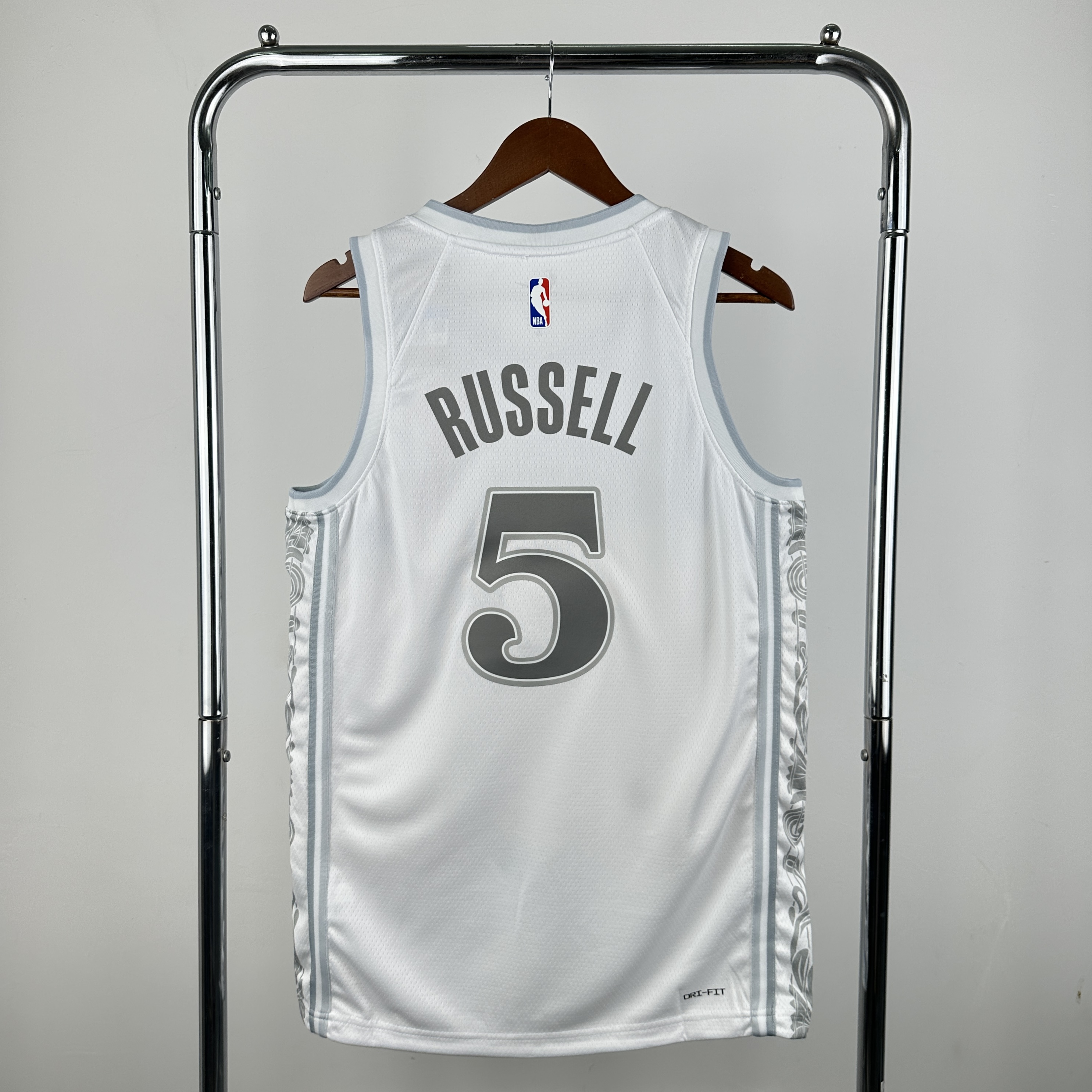 Men Dallas Mavericks #5 white 2025 NBA jersey